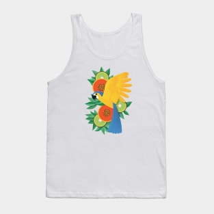 Tropical parrot Tank Top